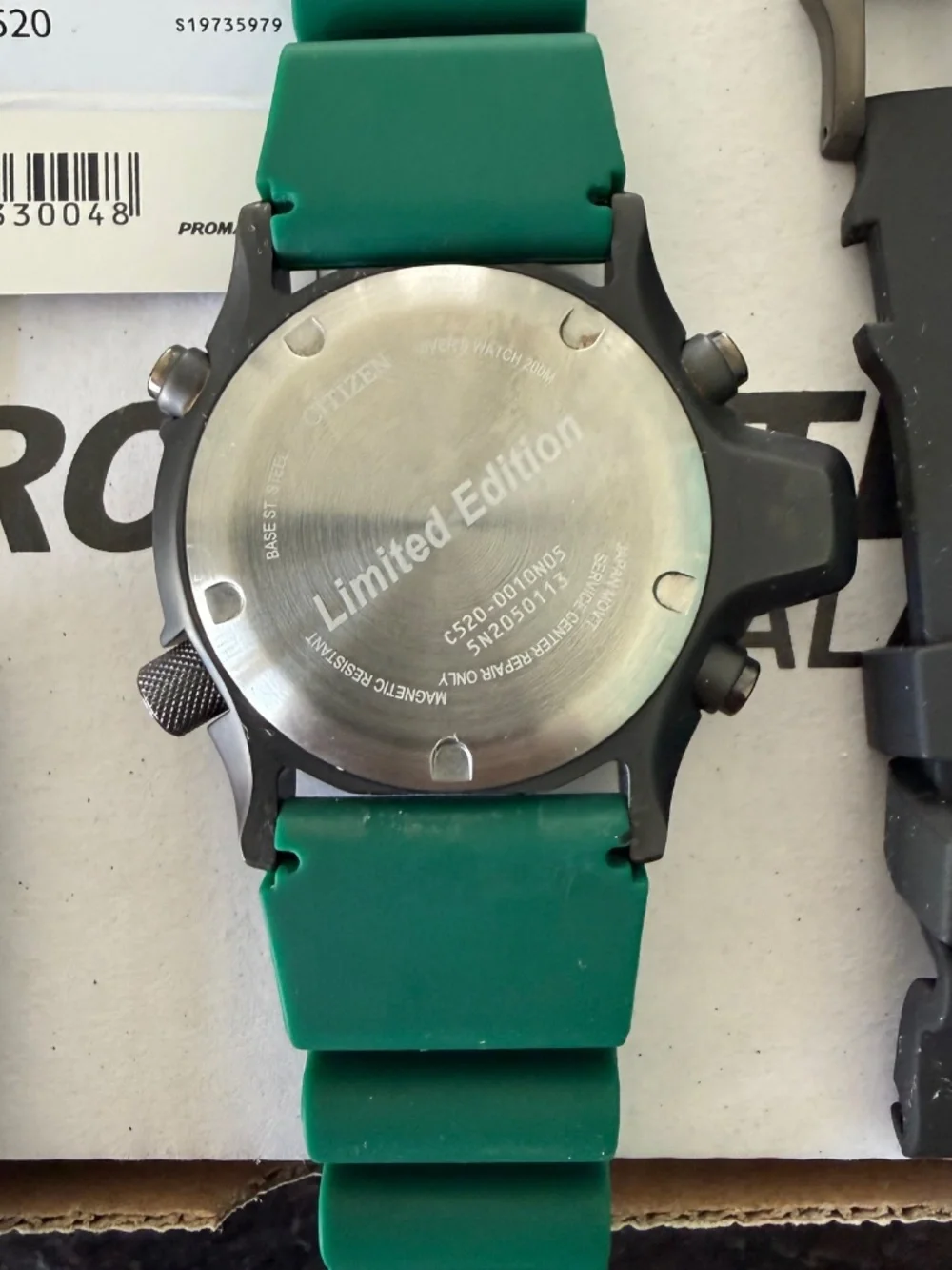 Citizen Aqualand Dial Green Limited Edition - JP2007-17X